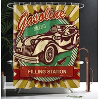 hot amason selling custom average shower curtain size designer  car shower curtain