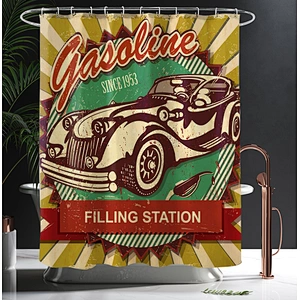 hot amason selling custom average shower curtain size designer  car shower curtain