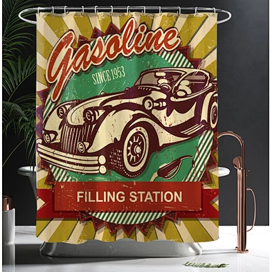 hot amason selling custom average shower curtain size designer  car shower curtain