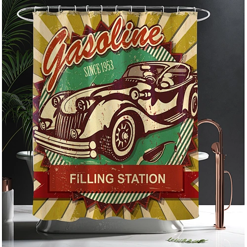 hot amason selling custom average shower curtain size designer  car shower curtain