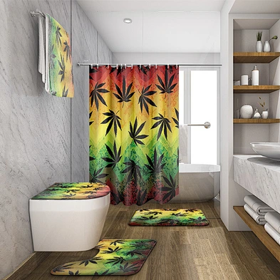 toilet curtain sets waterproof ethiopian custom printed shower curtain sets bathroom curtains