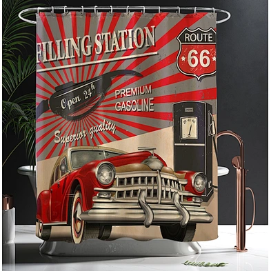 hot amason selling custom average shower curtain size designer  car shower curtain