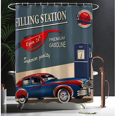 hot amason selling custom average shower curtain size designer  car shower curtain