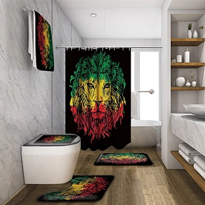 toilet curtain sets waterproof ethiopian custom printed shower curtain sets bathroom curtains
