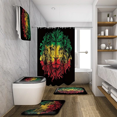 toilet curtain sets waterproof ethiopian custom printed shower curtain sets bathroom curtains