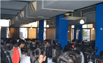 Siboly air cooler used in Internet cafes