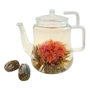 100% Handmade EU Standard Blooming Flower Tea Ball