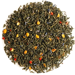 Cherry Flavor Green Tea
