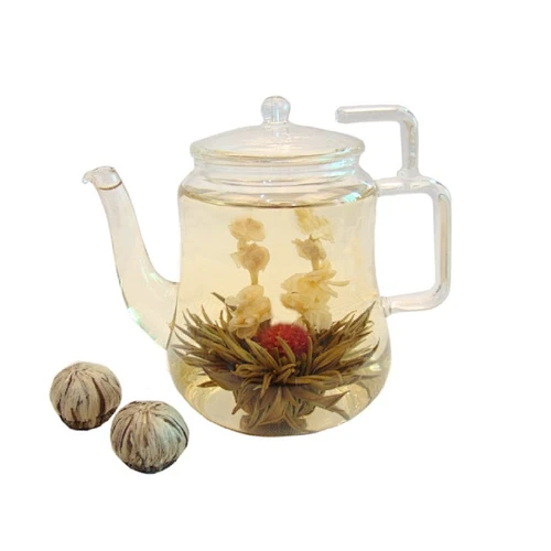 100% Handmade EU Standard Blooming Flower Tea Ball