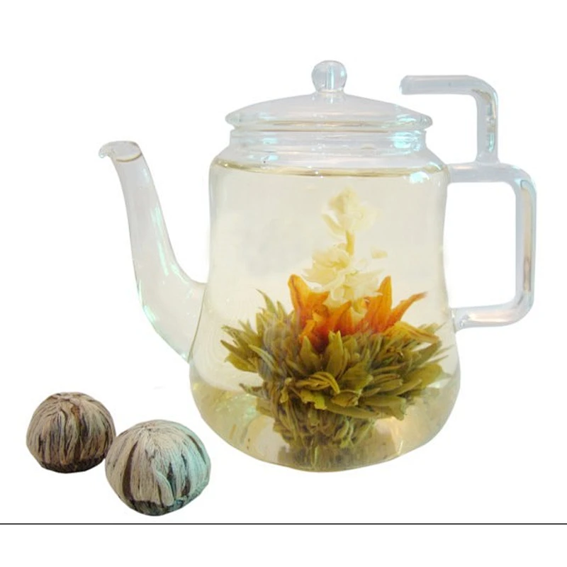 100% Handmade EU Standard Blooming Flower Tea Ball