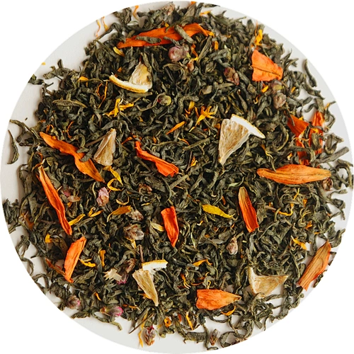 Lemon Flavor  Chinese Green Tea