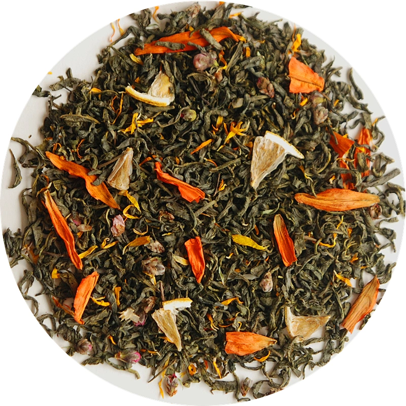 Lemon Flavor  Chinese Green Tea