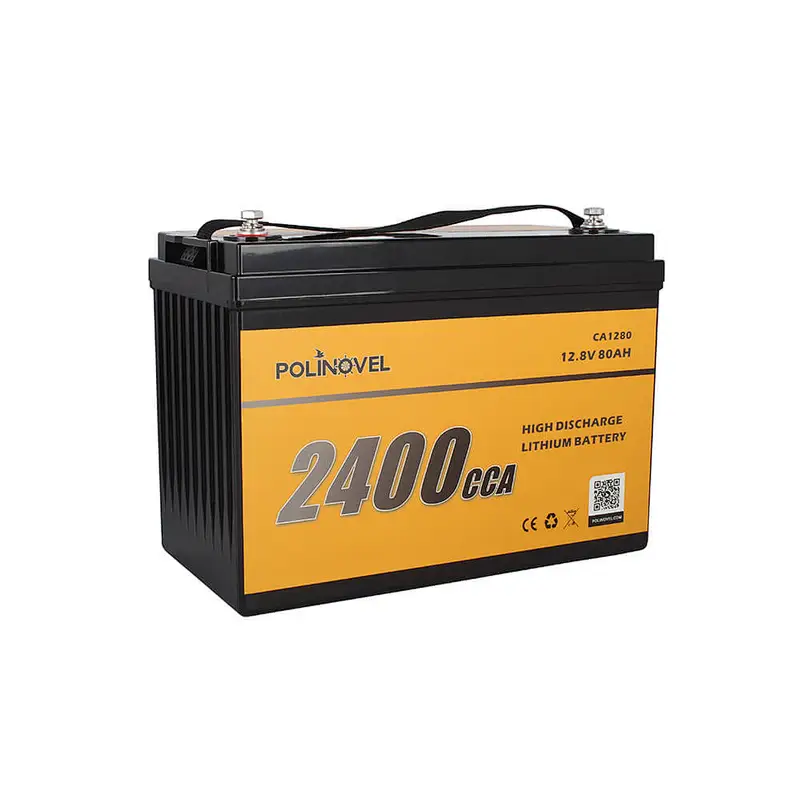 Polinovel 2400CCA Lifepo4 Cranking Car Audio Starter Jumpstarter Ion Lithium Starting Battery