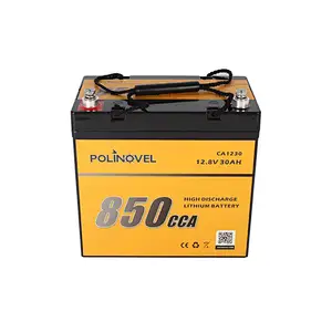 Polinovel 850CCA 12 Volt Audio Lithium Ion Car Battery