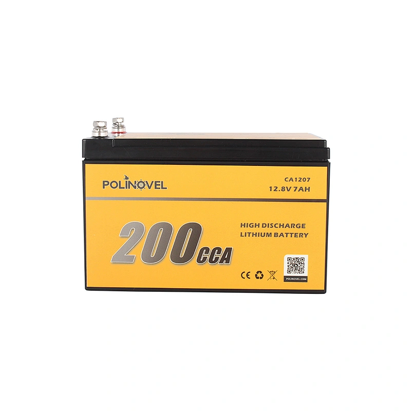 Polinovel 200CCA 12v Ion Small 12 Volt Lithium Iron Phosphate Motorcycle Battery