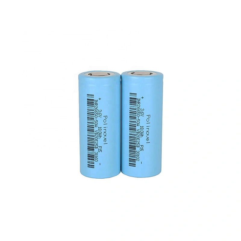 Polinovel High Discharge Rate 2C 26650 Inr Lithium Cell 3.6 V 5000mah