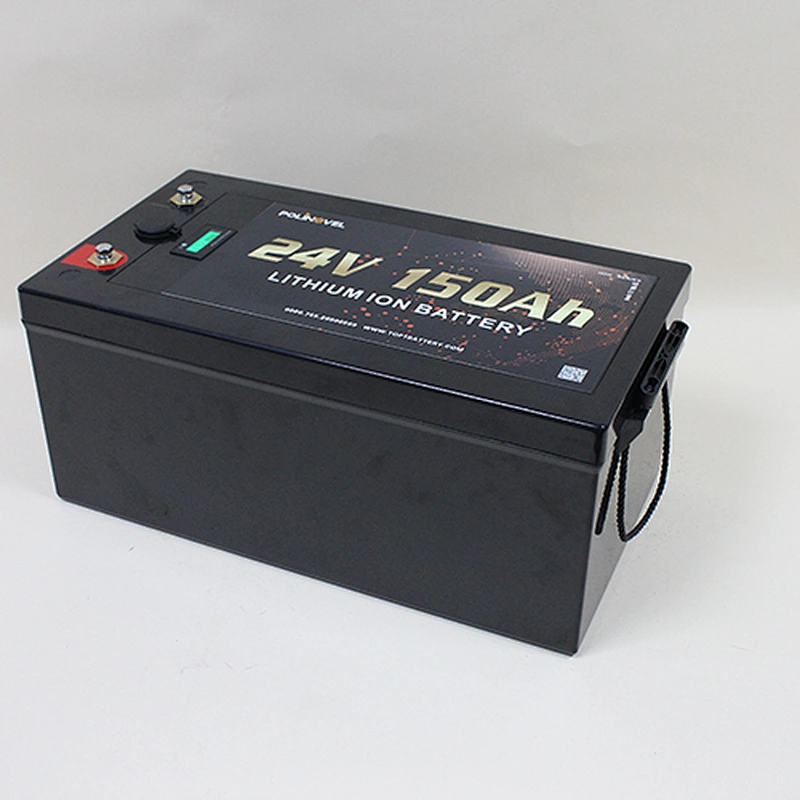 24v 150ah lifepo4 lithium-ion solar marine boat battery