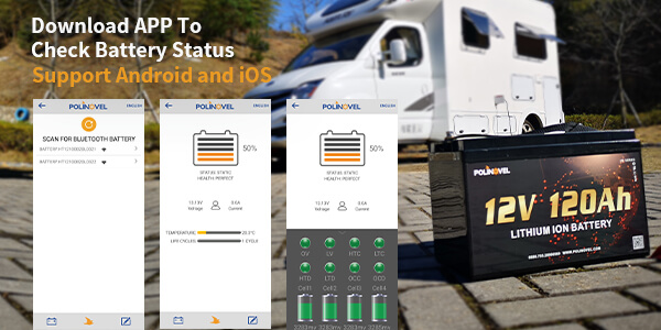 Polinovel Bluetooth Monitoring Battery