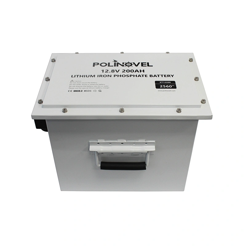 Polinovel 100% DOD solar marine camper trailer lithium ion phosphate lifepo4 12v 200ah battery