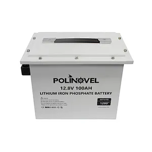 Polinovel custom 12v 100ah lifepo4 lithium ion battery