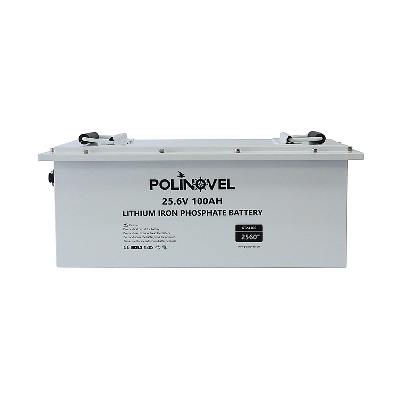 Polinovel 24v 100ah solar RV marine golf cart forklift lifepo4 lithium-ion battery