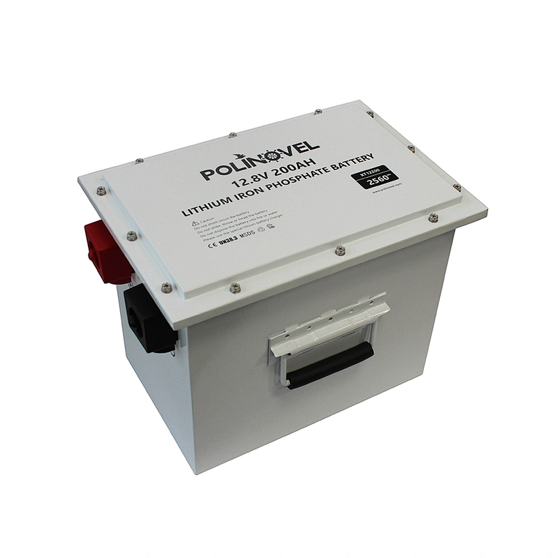 Polinovel 100% DOD solar marine camper trailer lithium ion phosphate lifepo4 12v 200ah battery