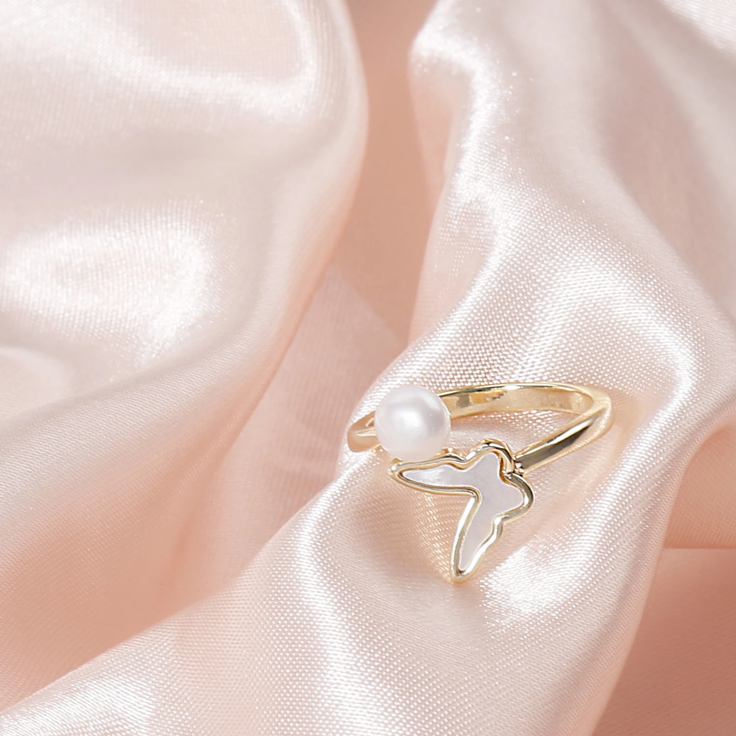 Fashion butterfly enamel brass rings for women men best gifts