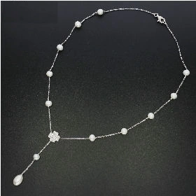 925 sterling silver necklace with silver four leaf clover charm pendant necklace
