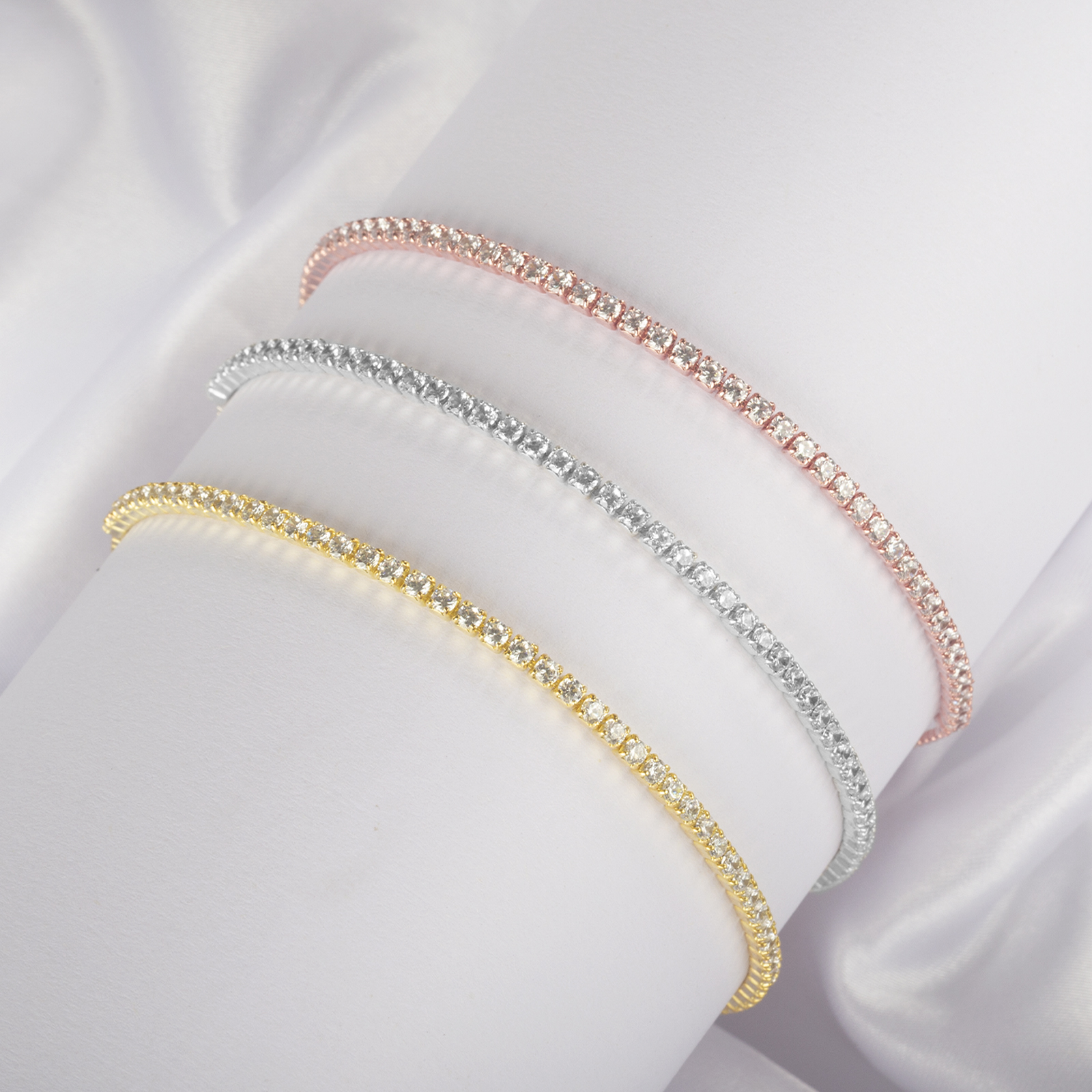 sterling silver adjustable bracelet for women girls fashion simple jewelry