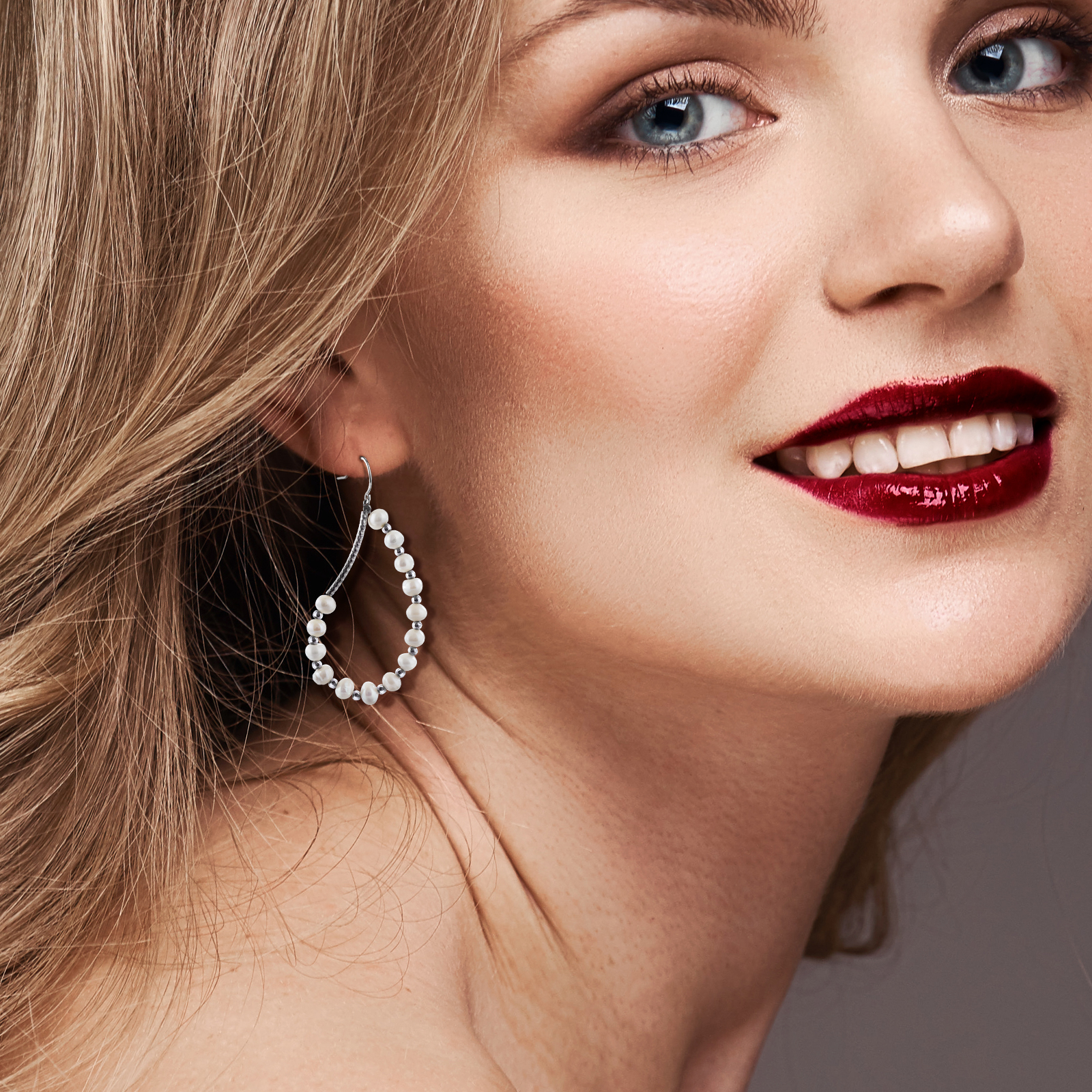 women's earrings manual pearl teardrop earrings handmade jewelry gifts