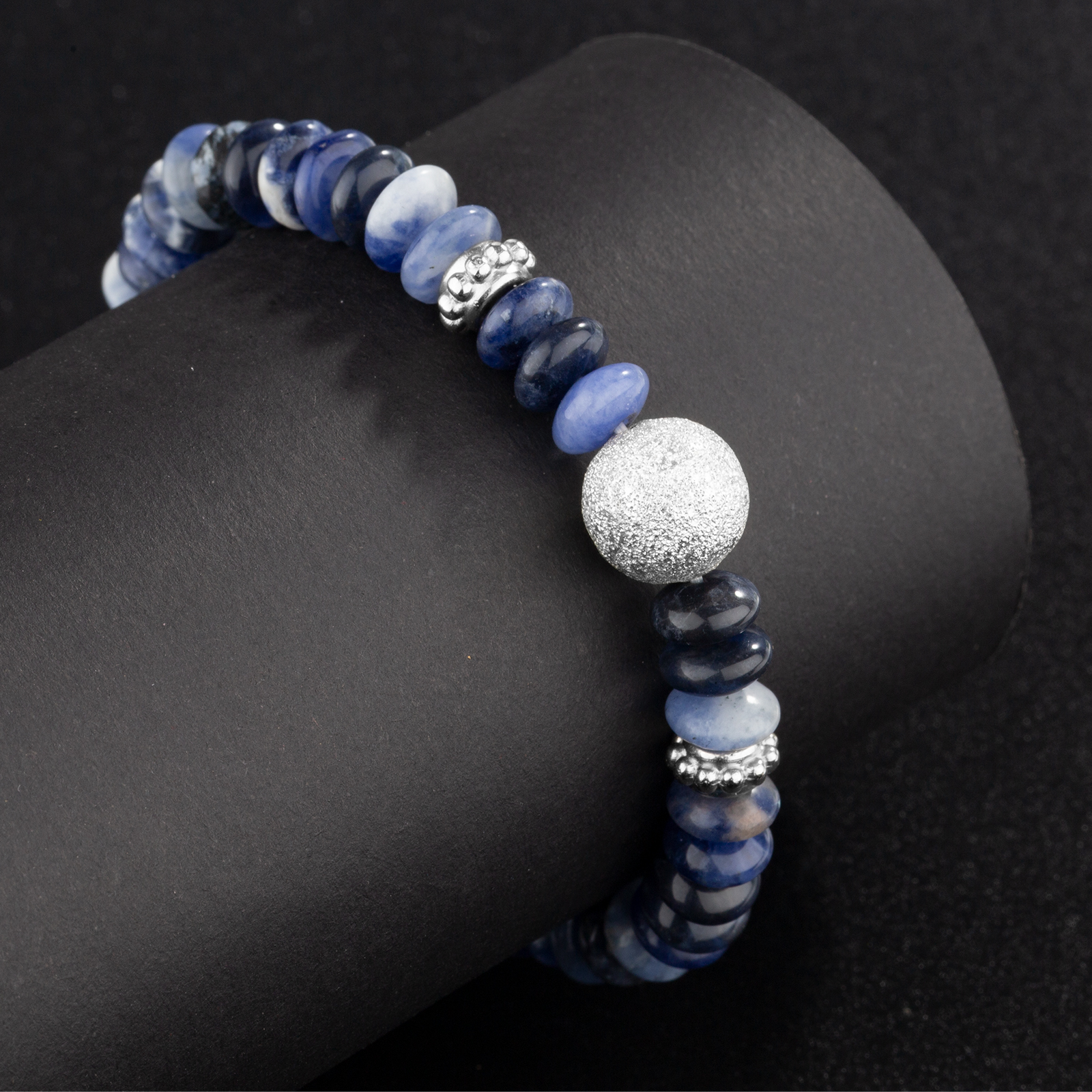 strand bracelet fashion handmade elastic bracelet brass beads gemstone stretch strand bracelet