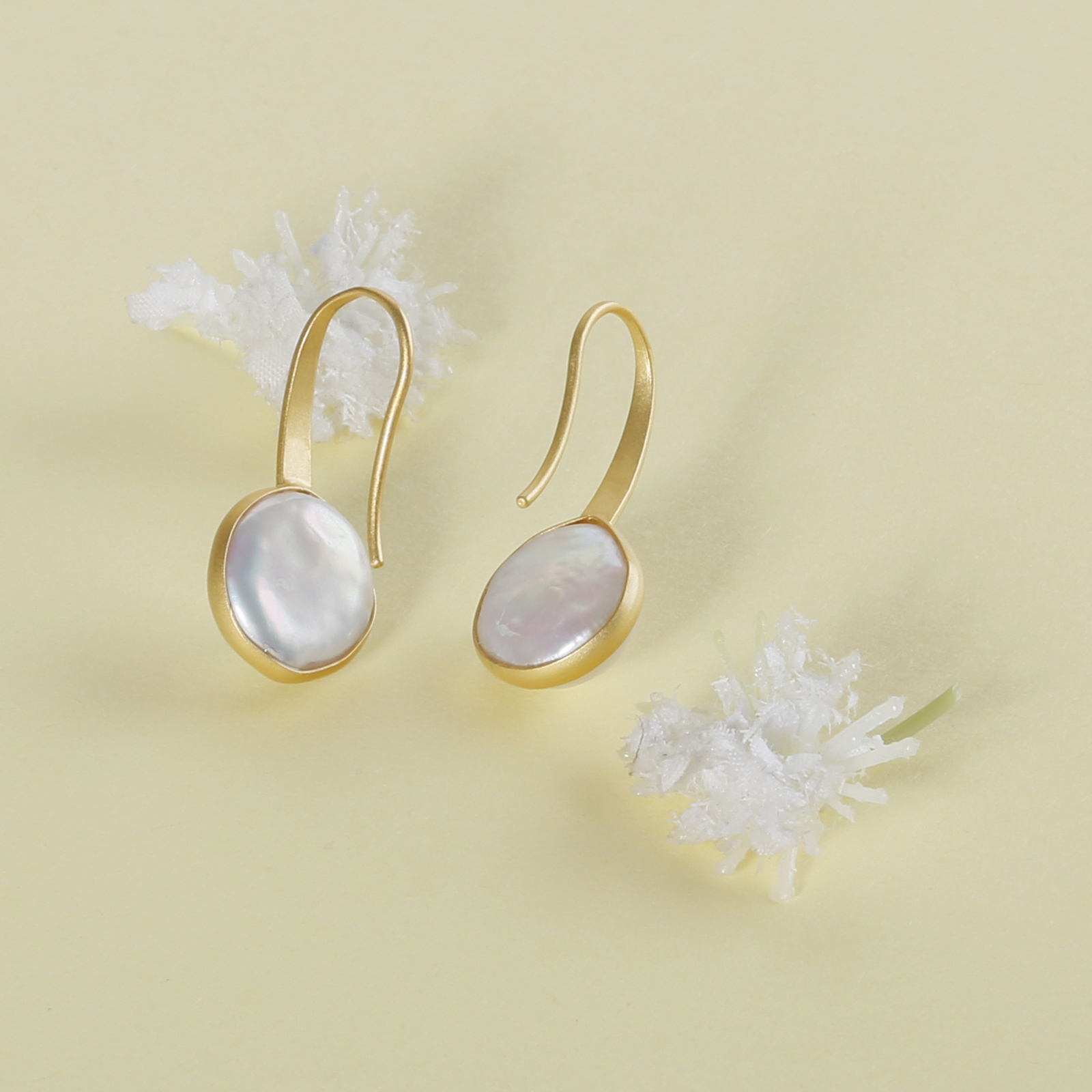 freshwater edison pearl hook earrings gold plated best pearl jewelry gifts
