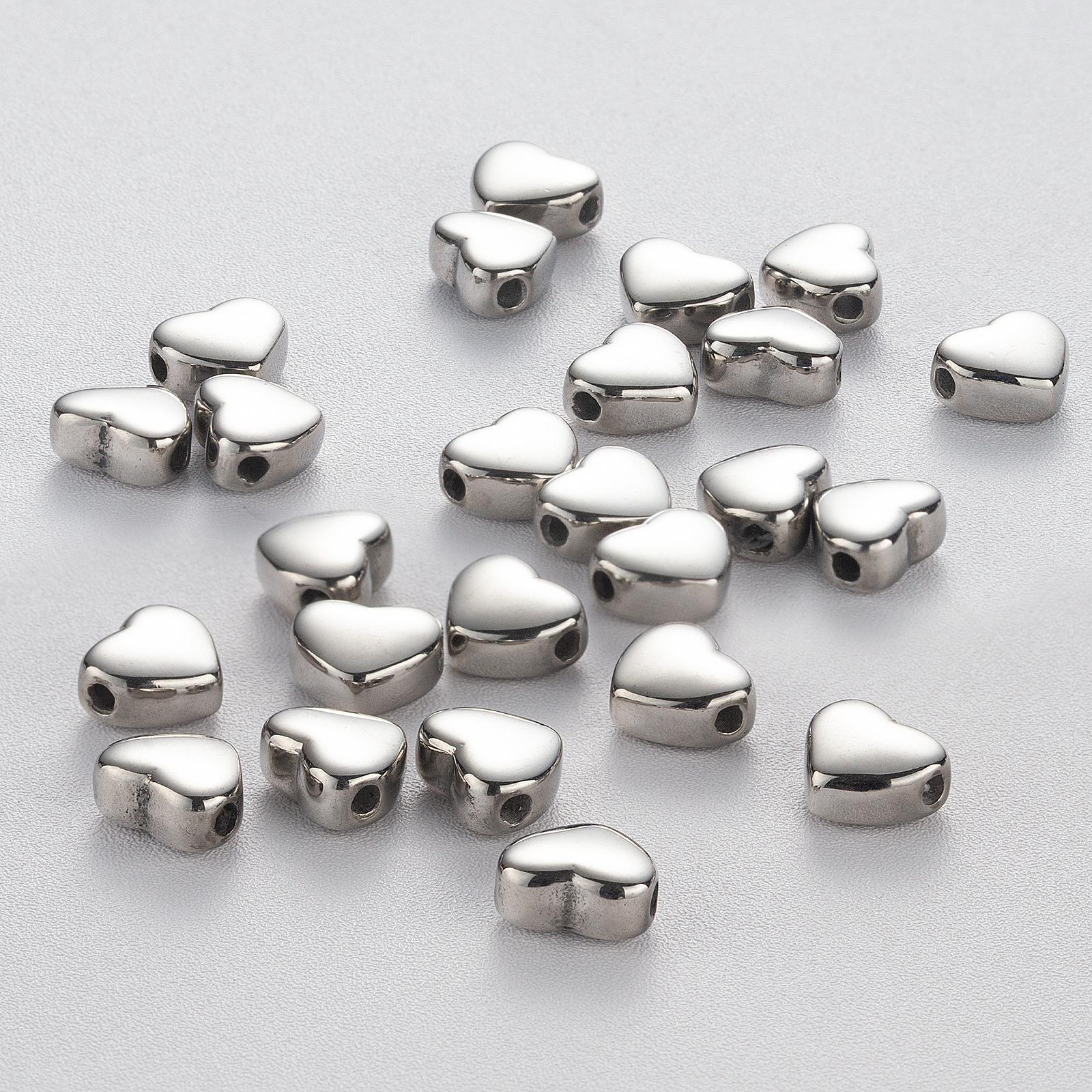 silver spacer beads