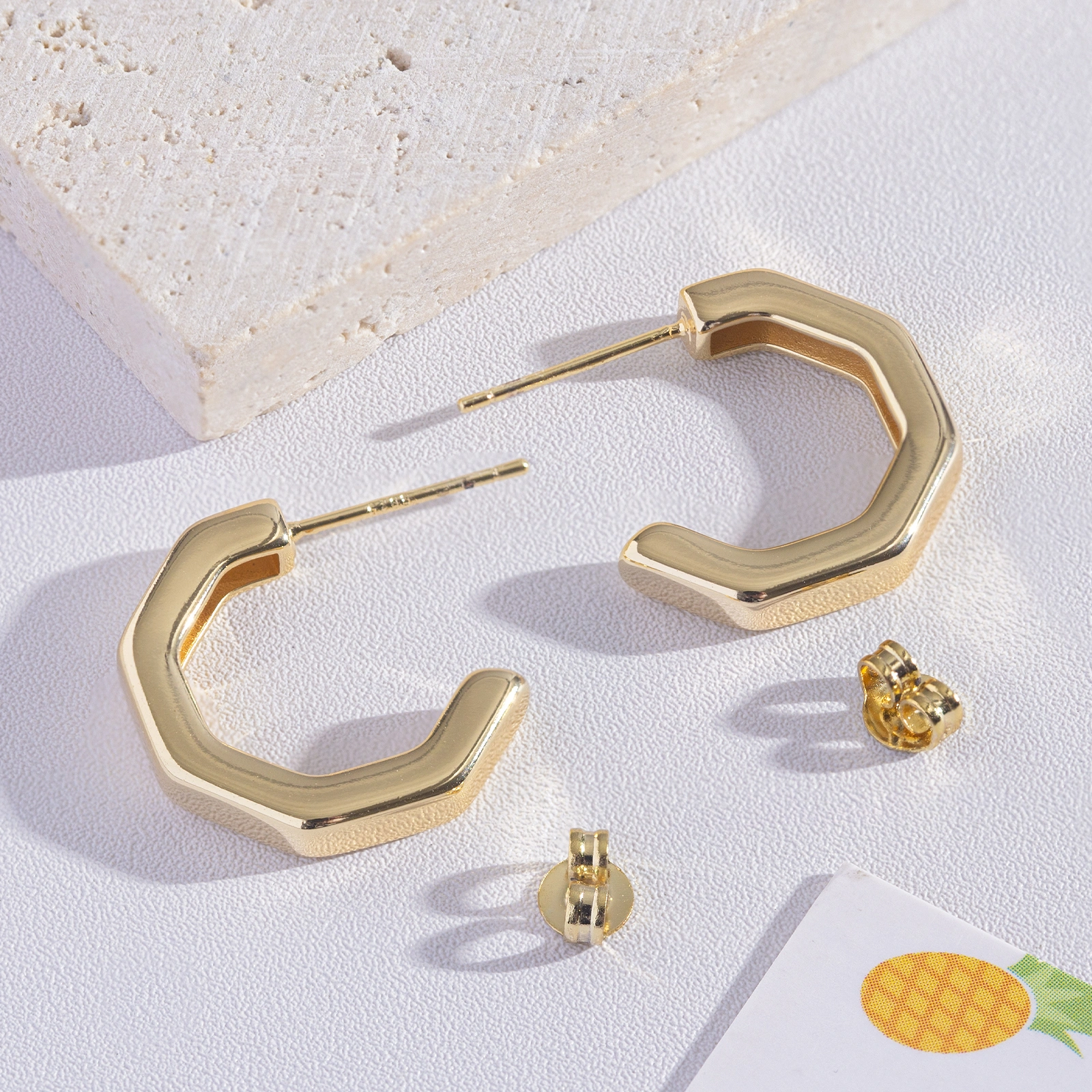Mini c hoop earrings silver stud earrings elegant women jewelry best party gifts