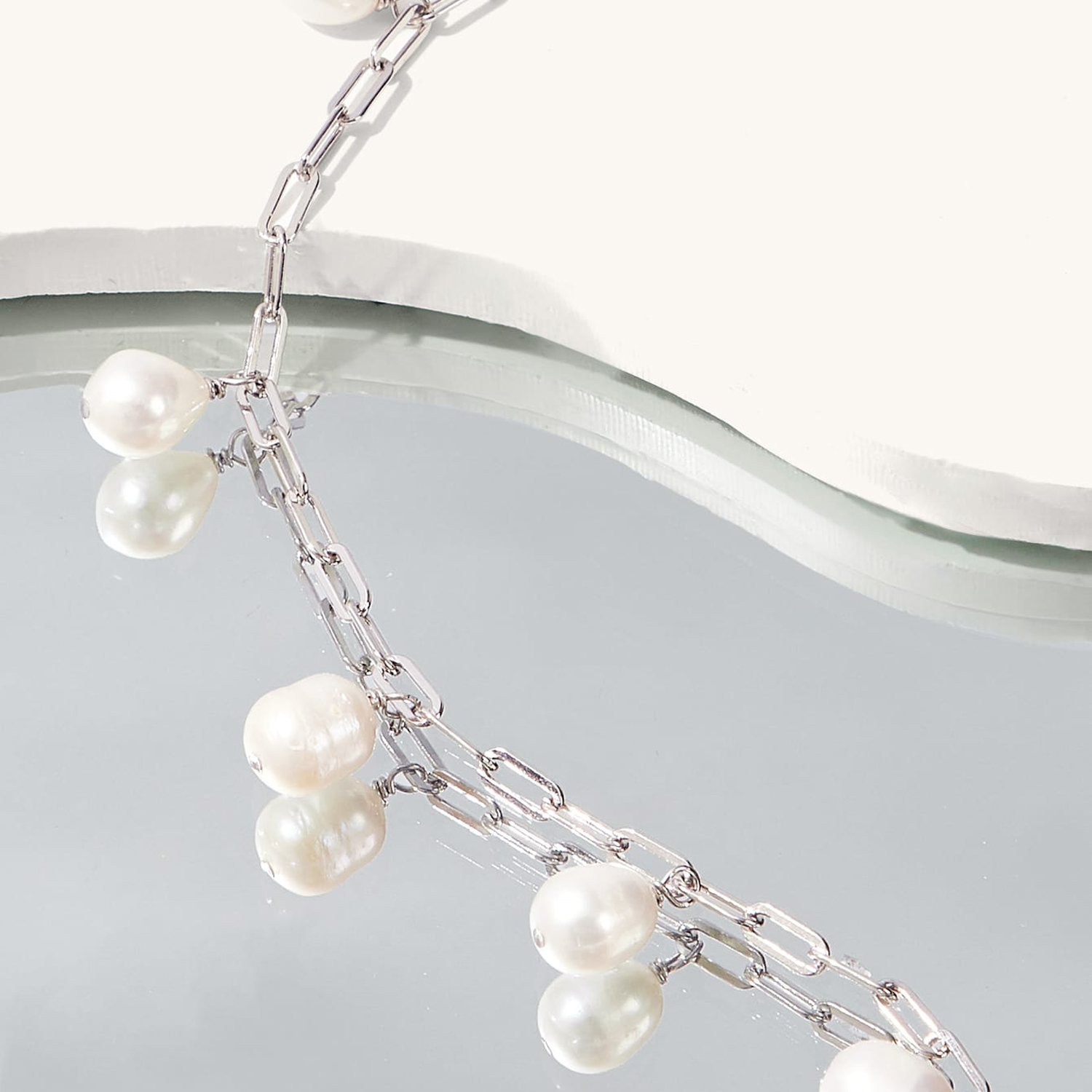 8-9mm freshwater pearl 925 sterling silver chain bracelet handmade jewelry gifts