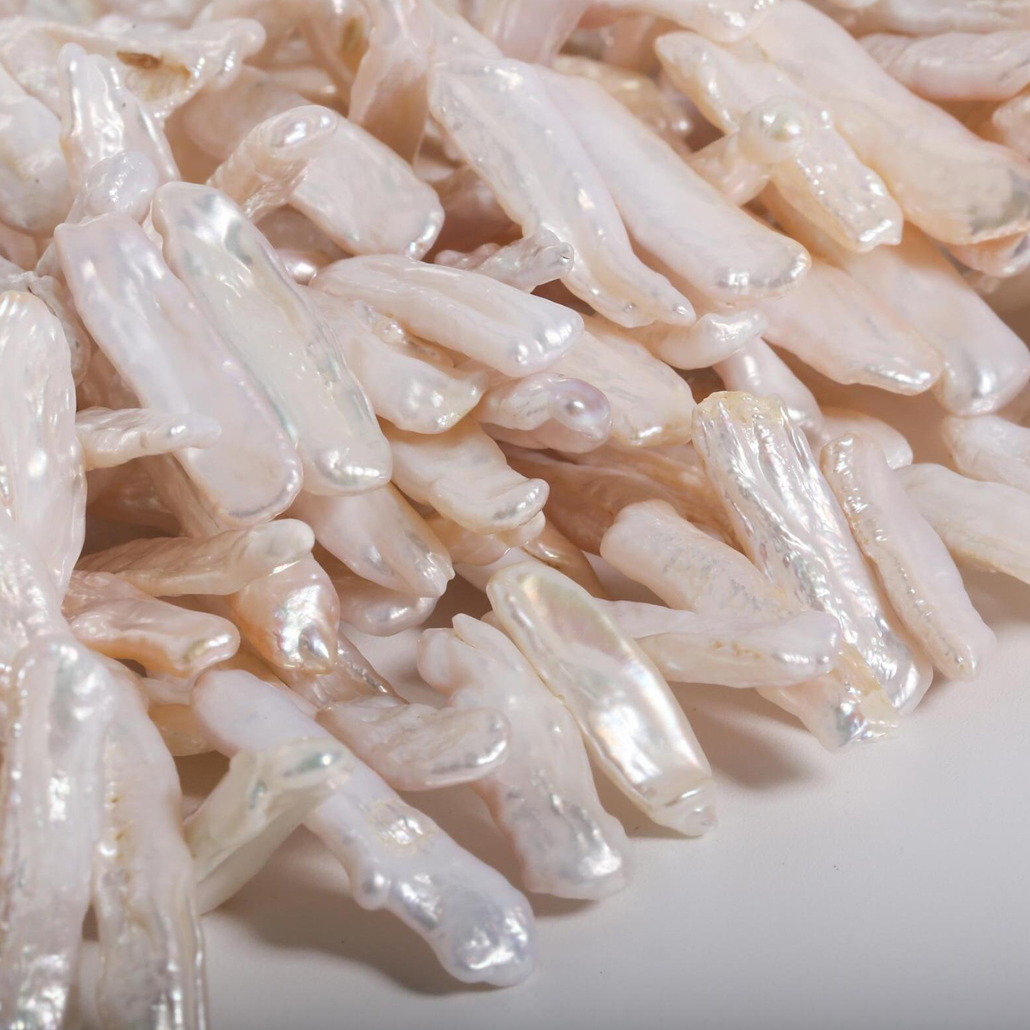 freshwater cultured biwa pearl loose beads wholesale