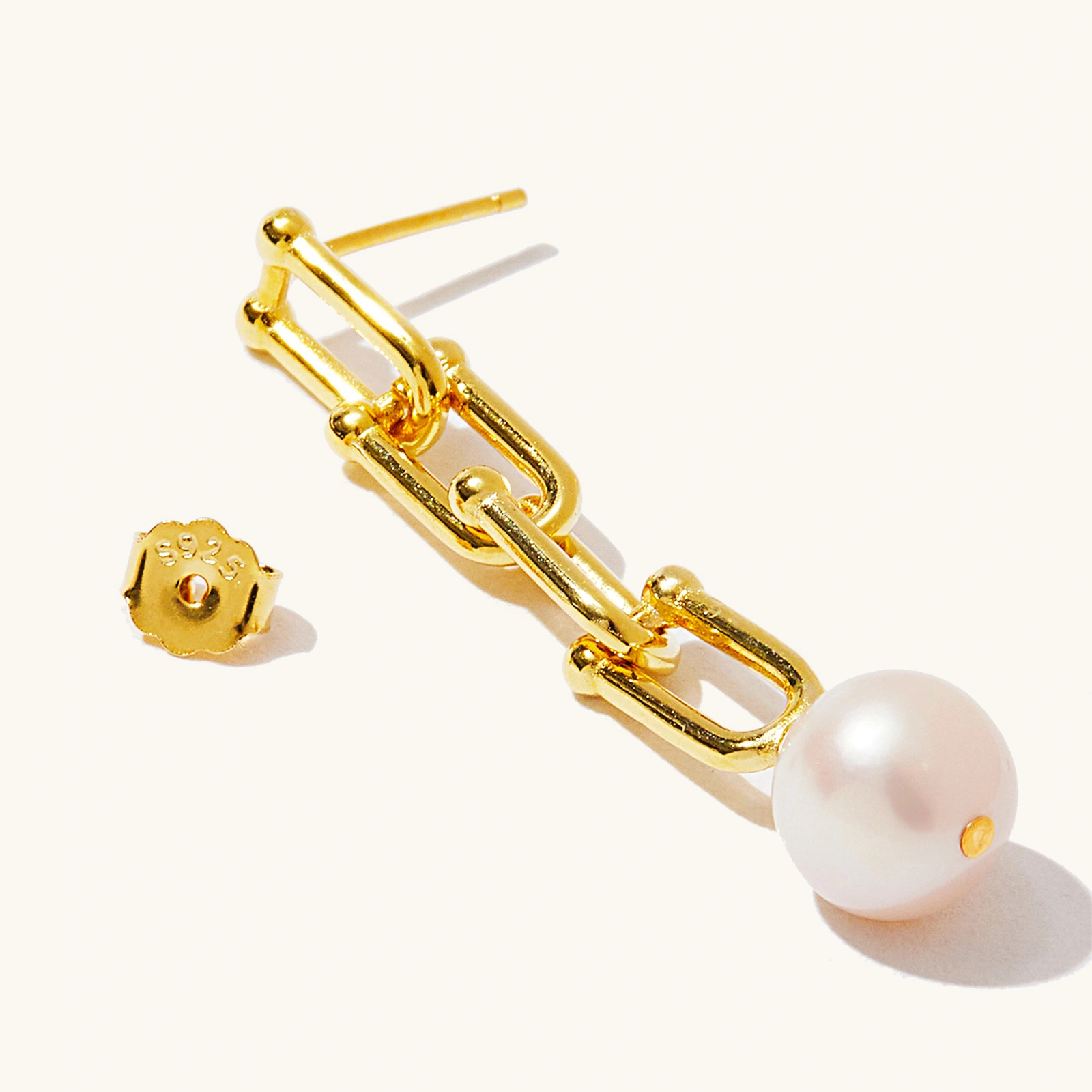 9-10mm large round pearl drop earrings with 925 sterling silver stud elegant 5cm long drop for women girls