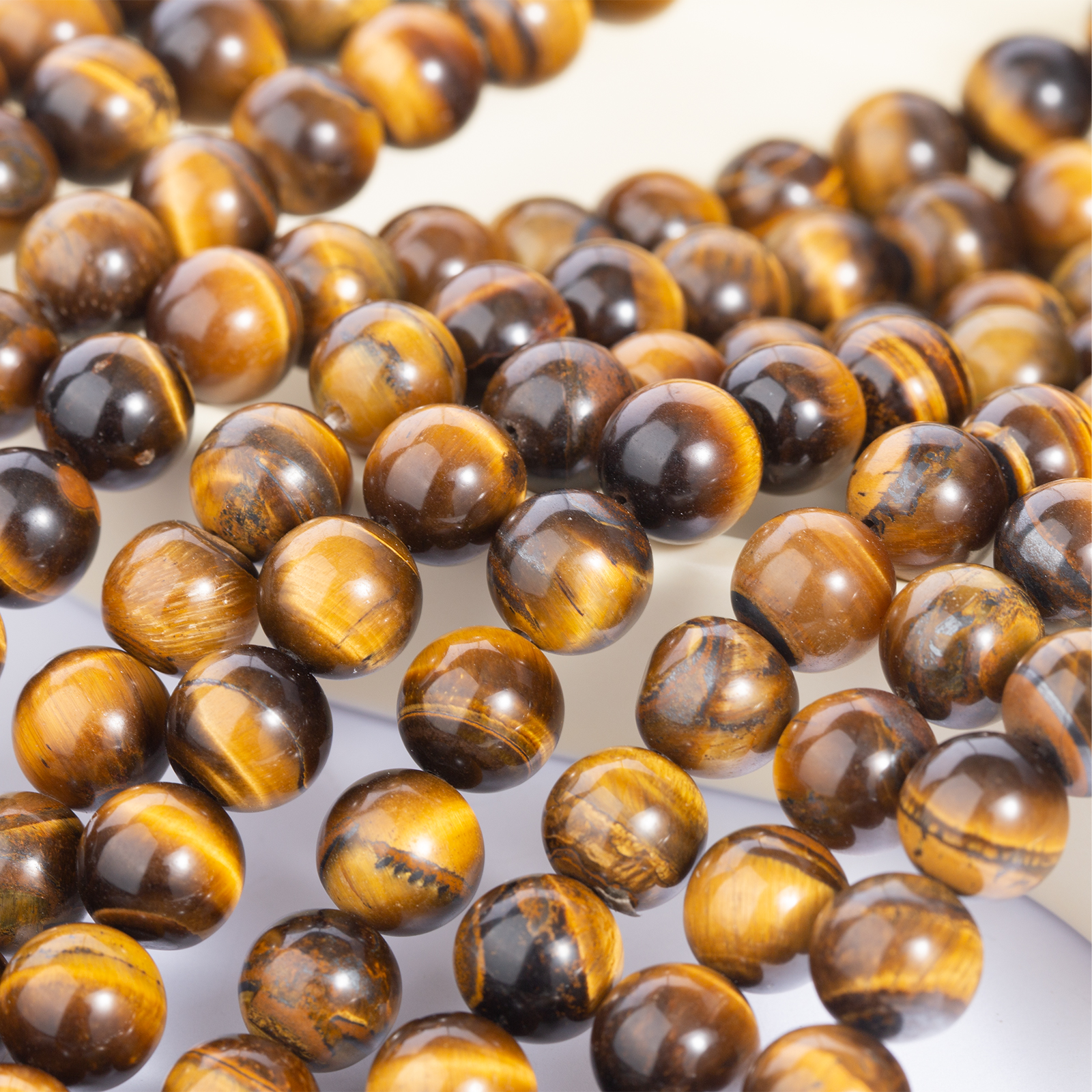 10mm tiger eyes loose beads wholesale large round gemstone jewelry accessaries