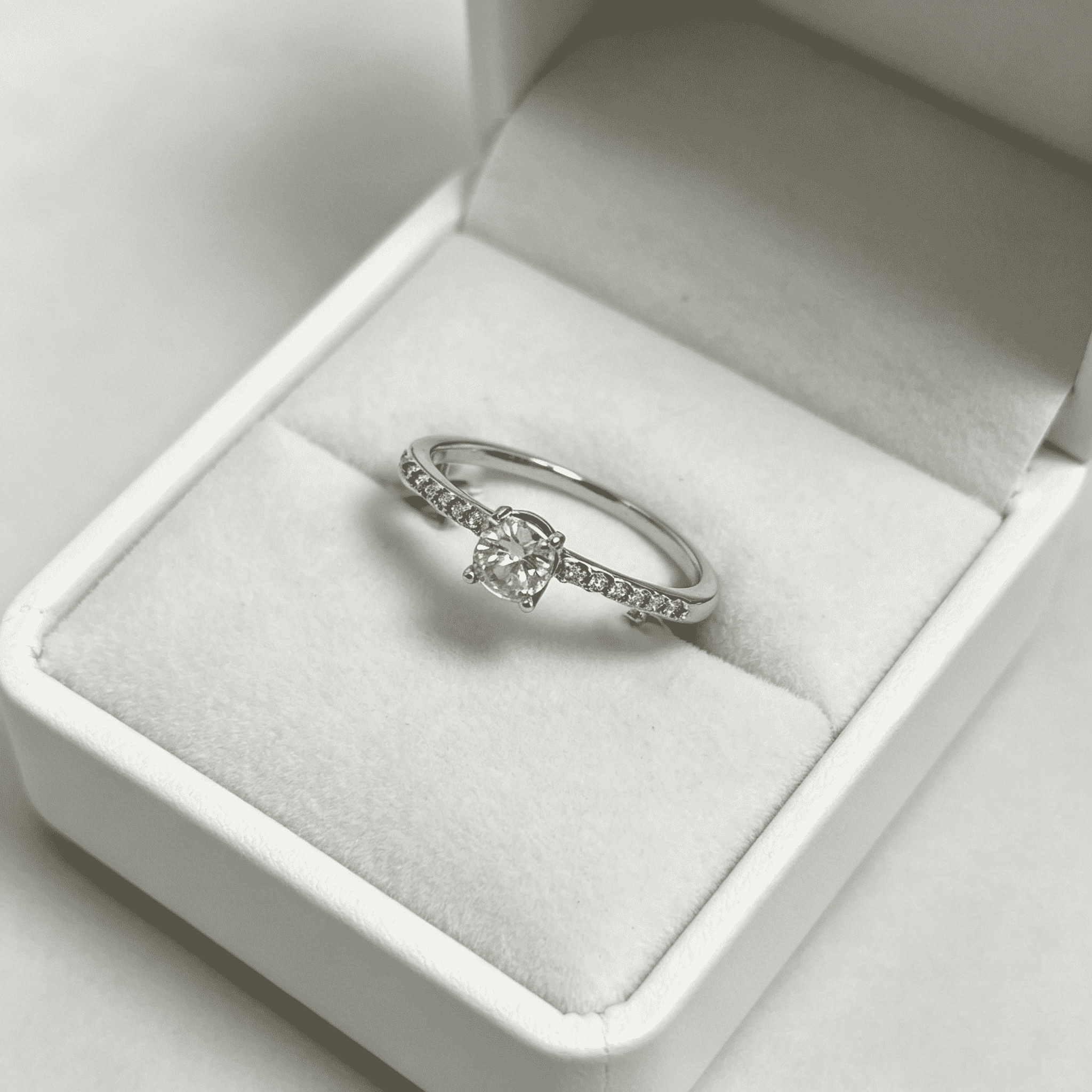 925 sterling silver ring with white cz rings fashion jewelry