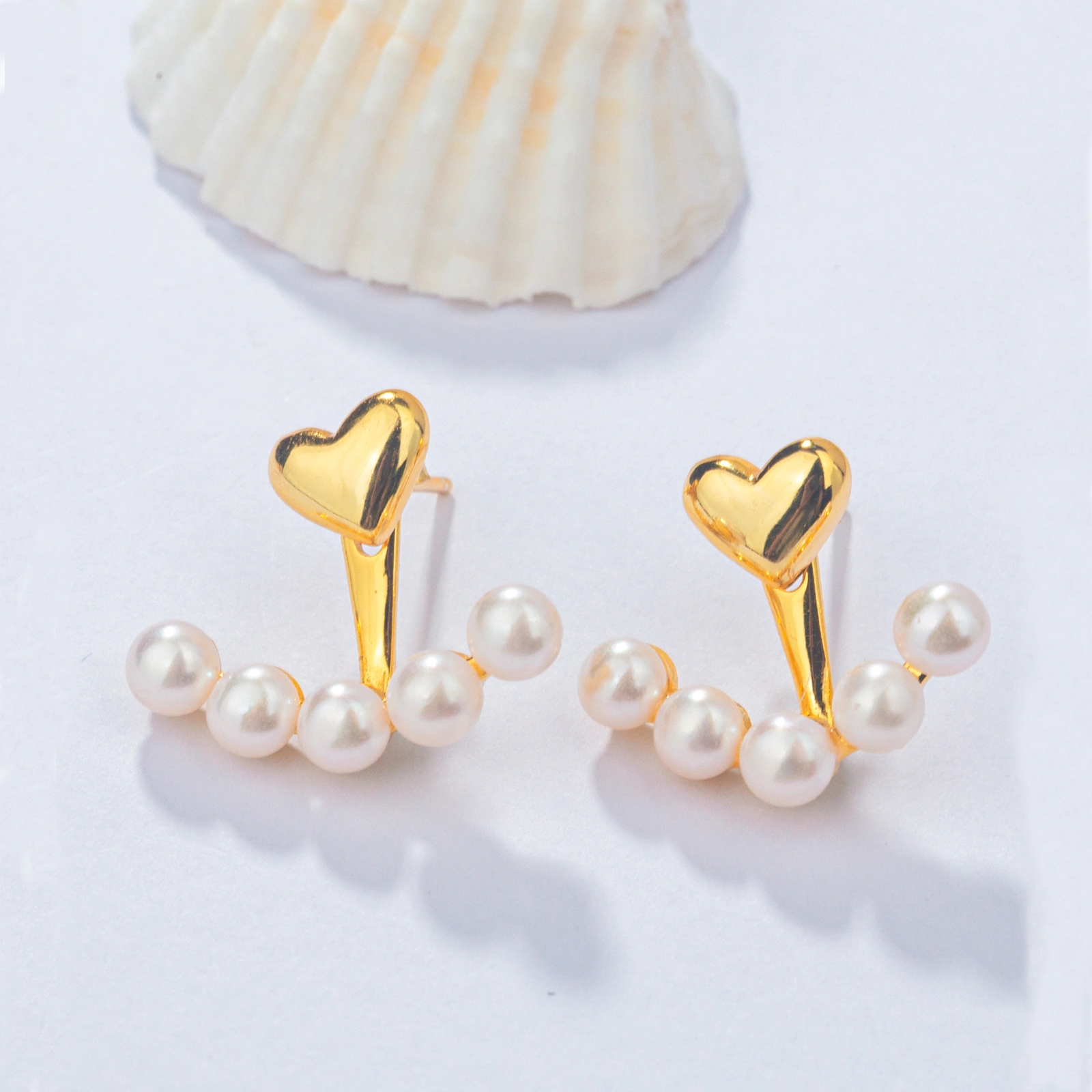 925 stelring silver stud earrings with 4mm freshwater pearl drop earring women girls jewelry gift