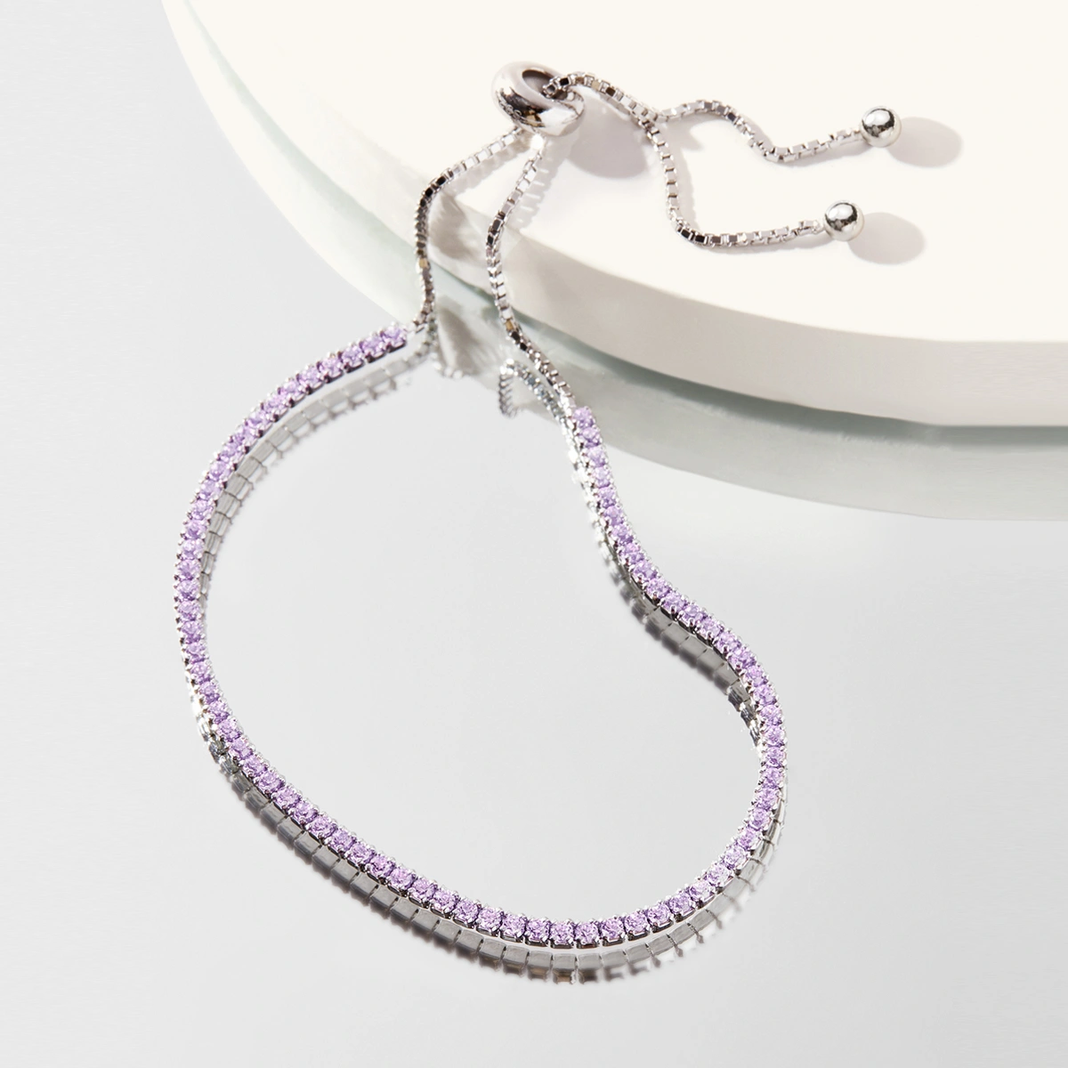 sterling silver adjustable bracelet for women girls fashion simple jewelry