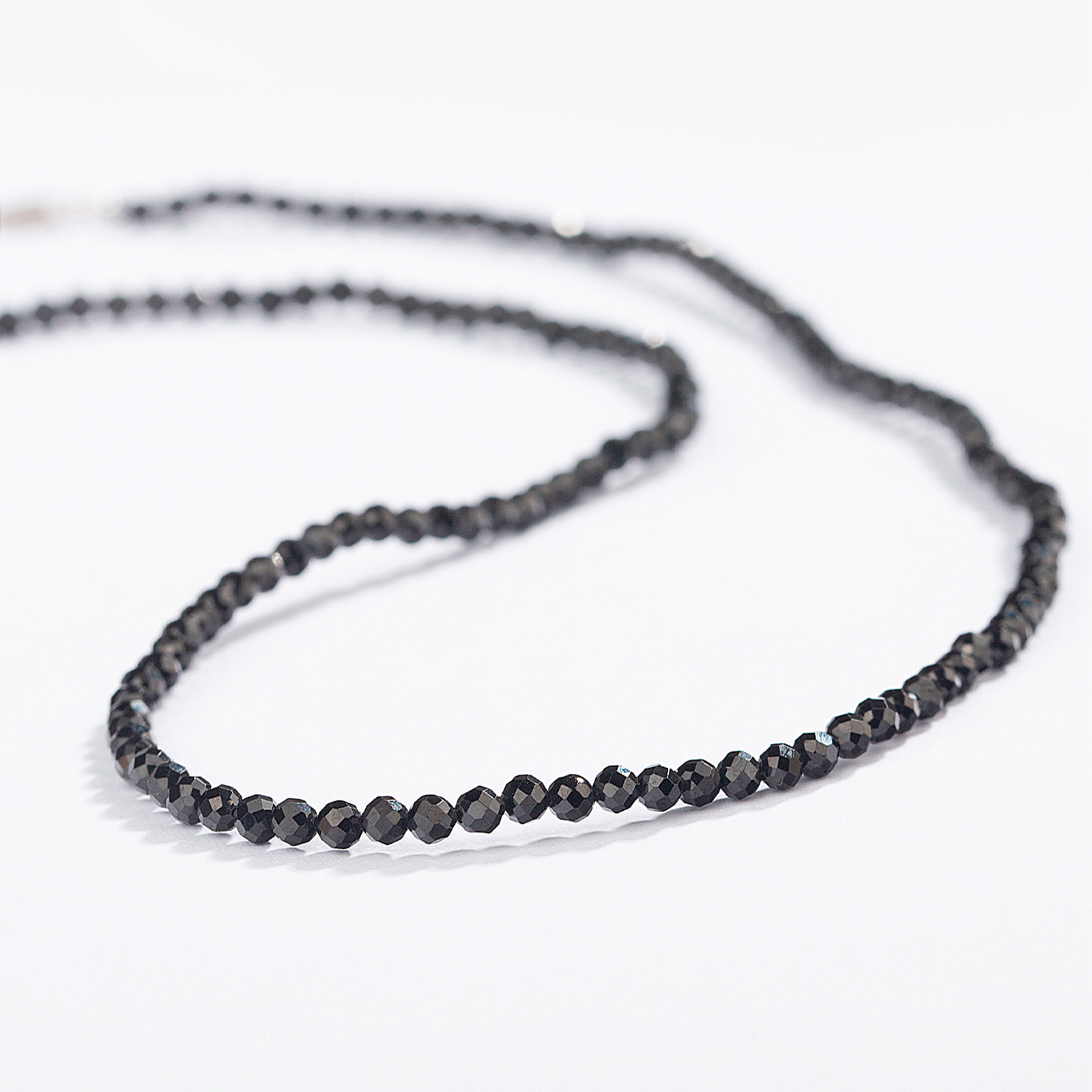 18 inch black spinel strand necklace for women men jewelry gifts 2023 NEW valentine day gifts