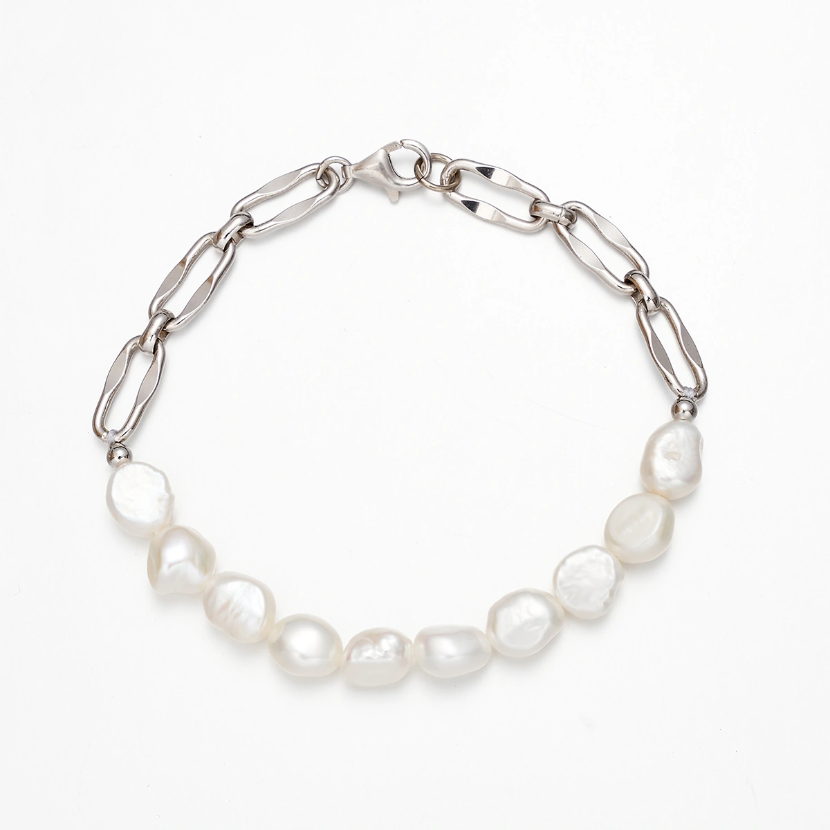 925 sterling silver with freshwater pearl bracelet for women
