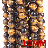 10mm large round tiger eyes jewelry accessaries gemstone loose beads wholesale for handmade factories