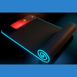 Wireless charger mouse pad
