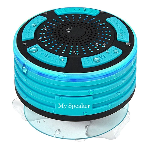 IPX7 bluetooth shower speaker