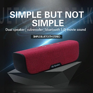 Fabric bluetooth speaker