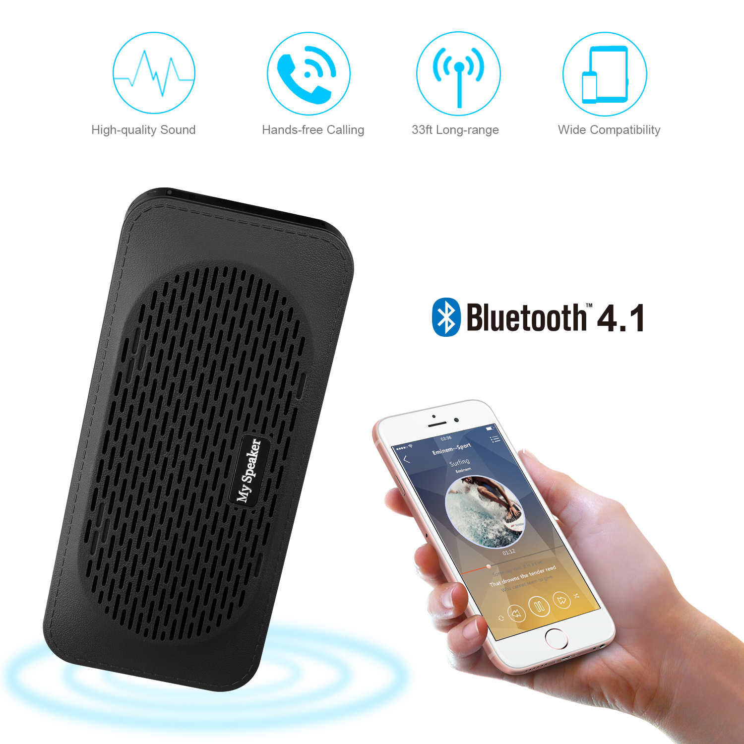POWER BANK WIRELESS CHARGER BLUETOOTH SPEAKER