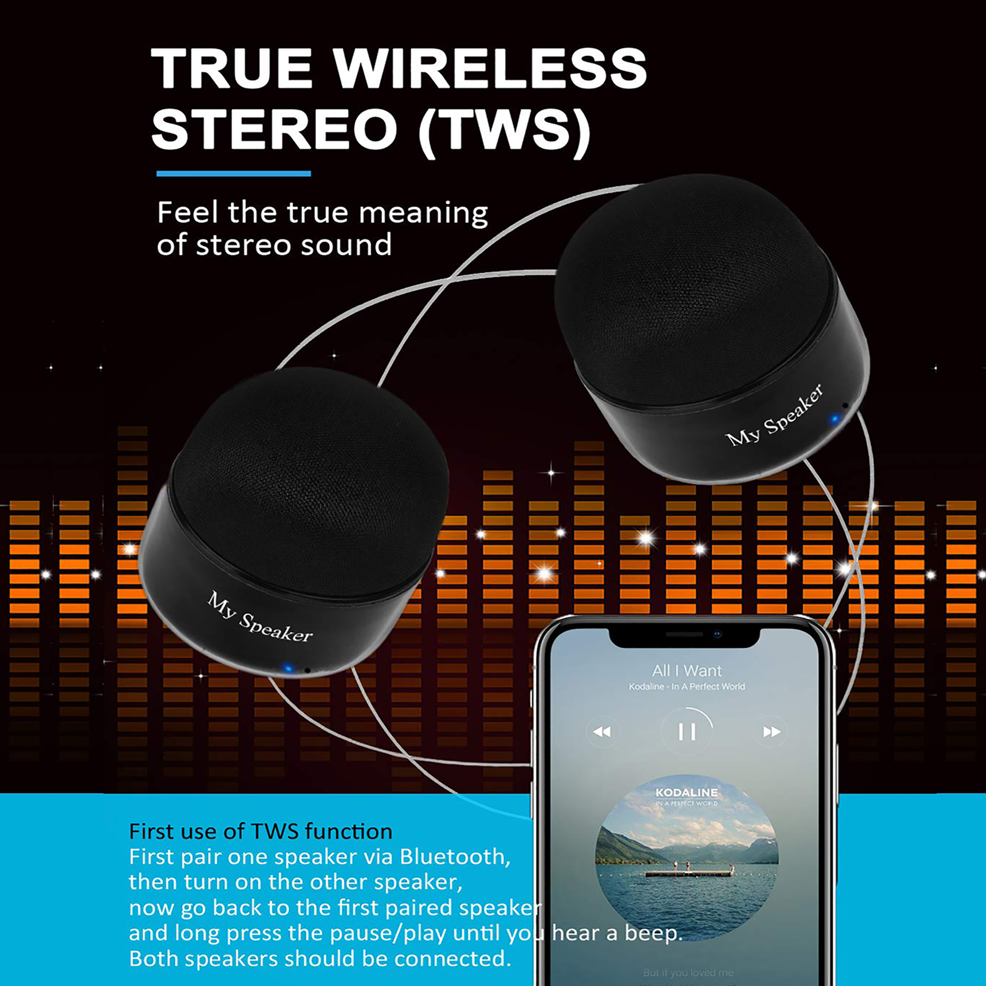 MINI FABRIC BLUETOOTH SPEAKER
