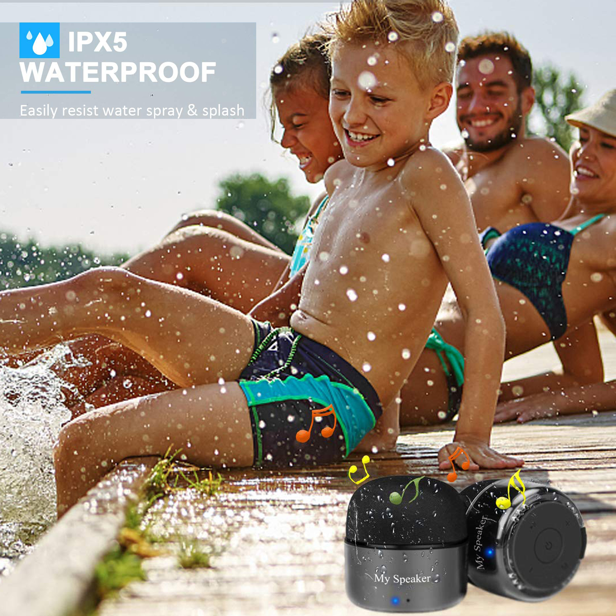 MINI FABRIC BLUETOOTH SPEAKER